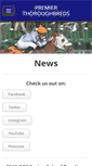 Mobile Screenshot of premierracehorses.com